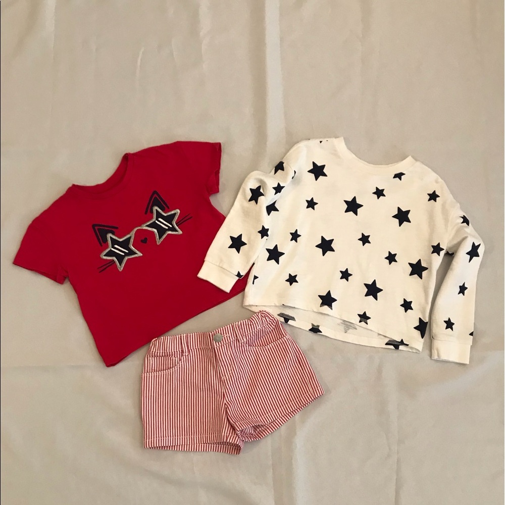 Red, White, and Blue, Size 5 Set🎇❤️🤍💙🇺🇸